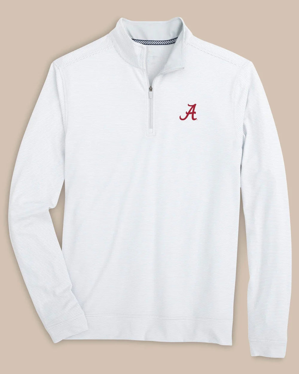 SOUTHERNTIDE ALABAMA CRUISER MICRO-STRIPE QUARTERZIP