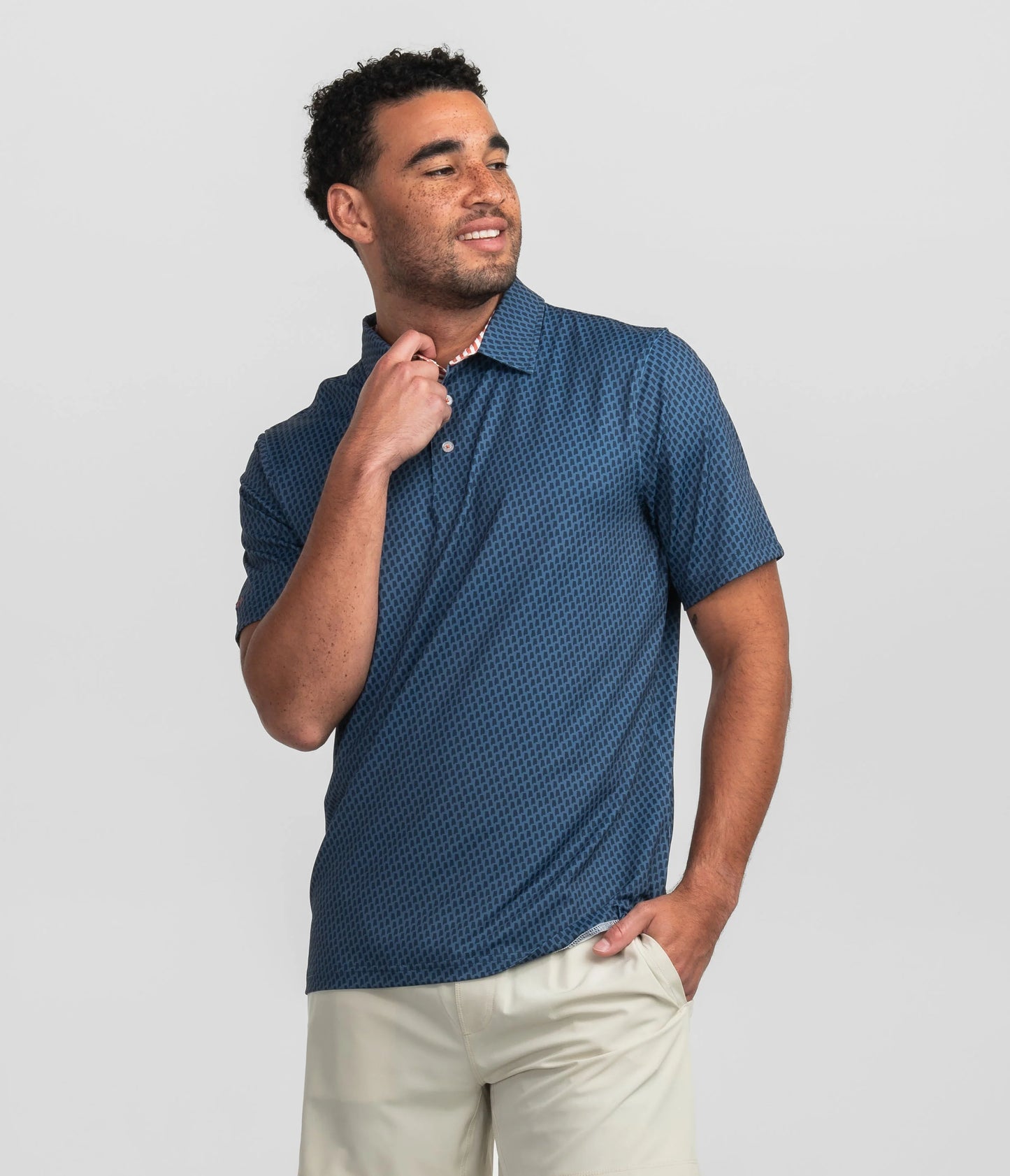 SOUTHERN SHIRT CO SWEET HOME PRINT POLO