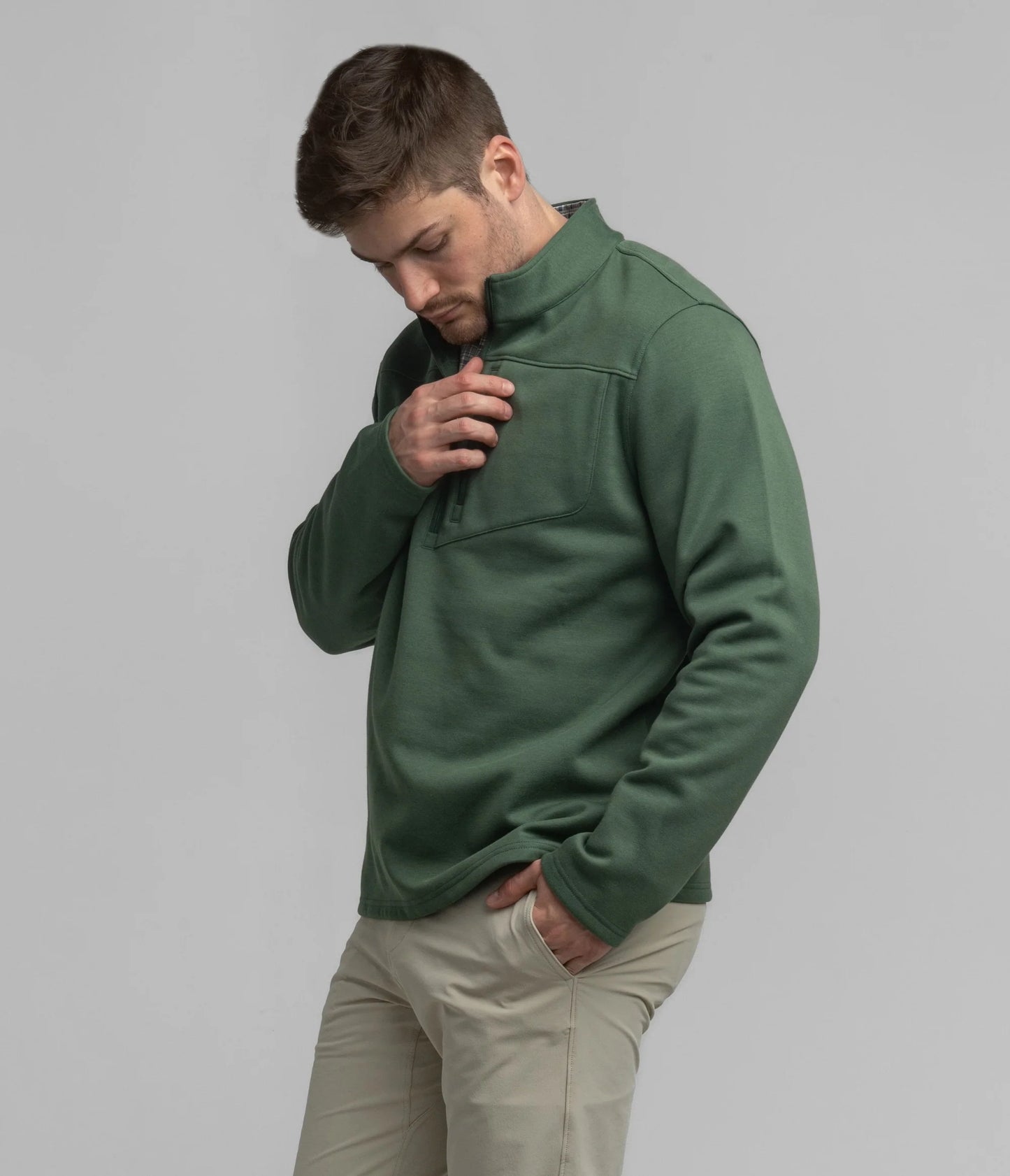 SOUTHERN SHIRT CO. FLEECE ESSENTIAL QTR ZIP