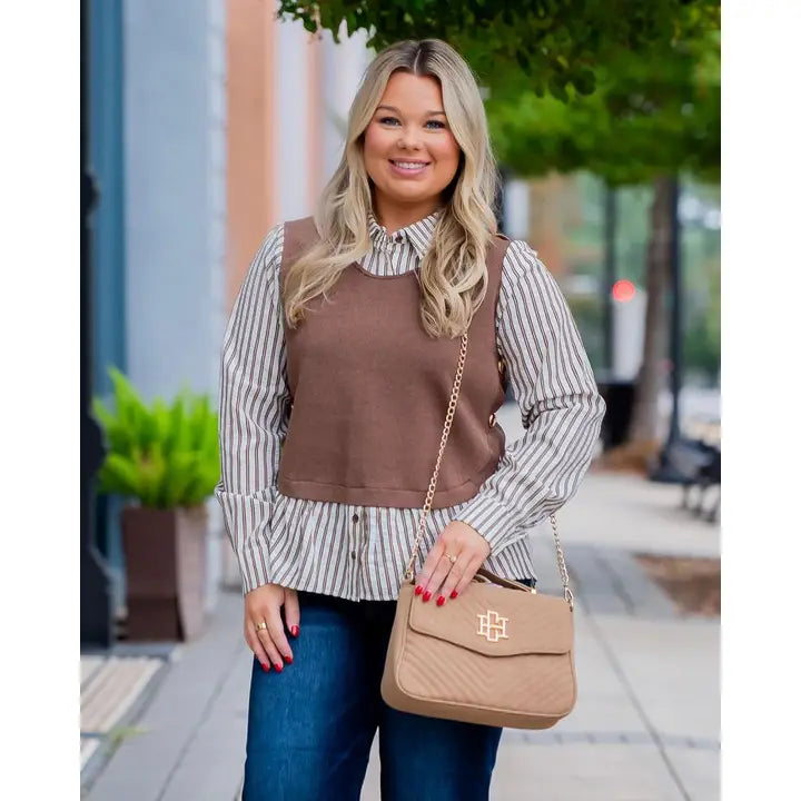 SINCLAIR QUILTED CROSSBODY