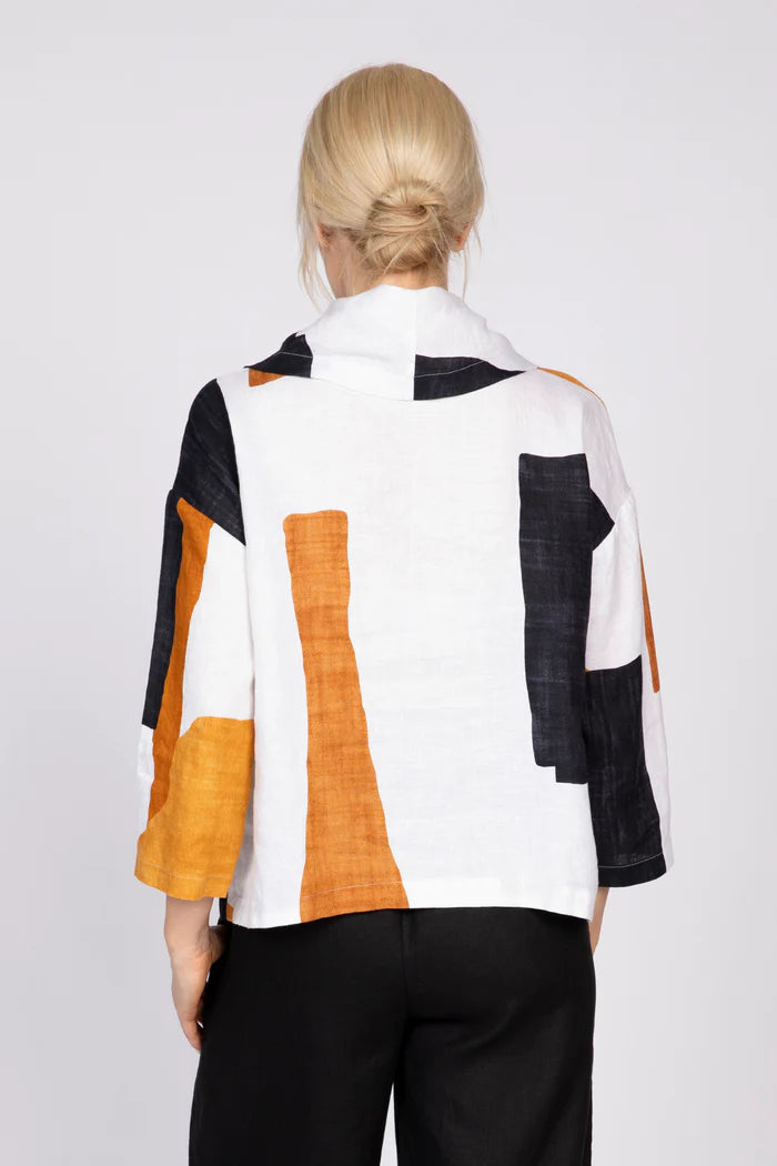 COASTAL COLORBLOCK STAY CENTERED TOP