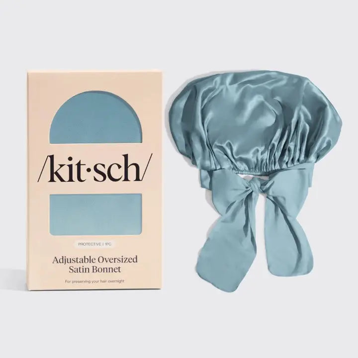 KITSCH Adjustable Oversized Satin Bonnet