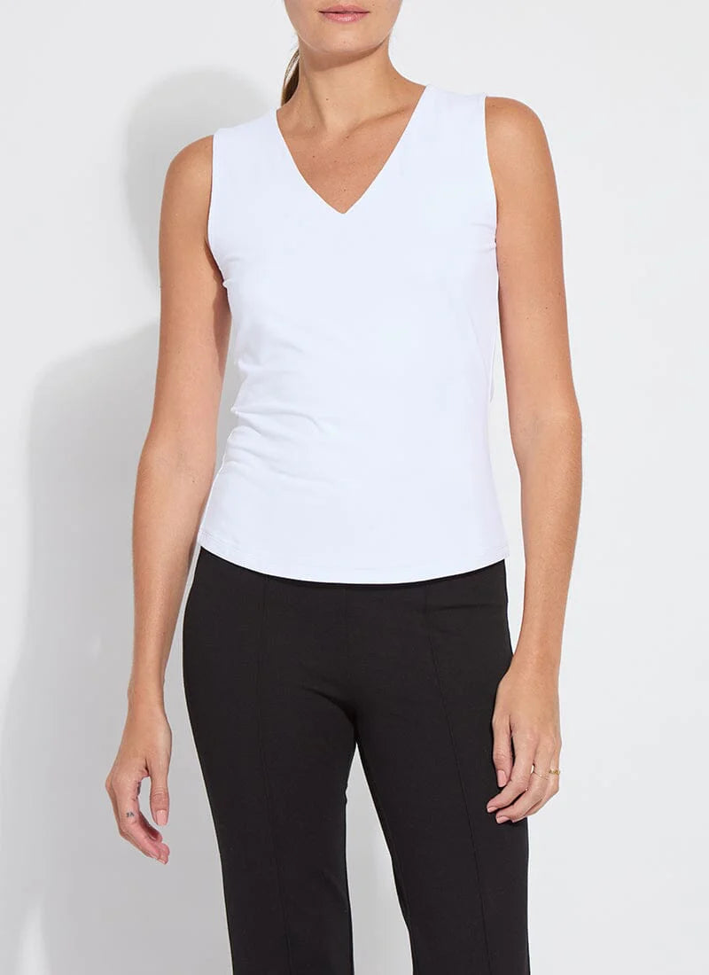LYSSE ESSENTIAL V-NECK SHELL
