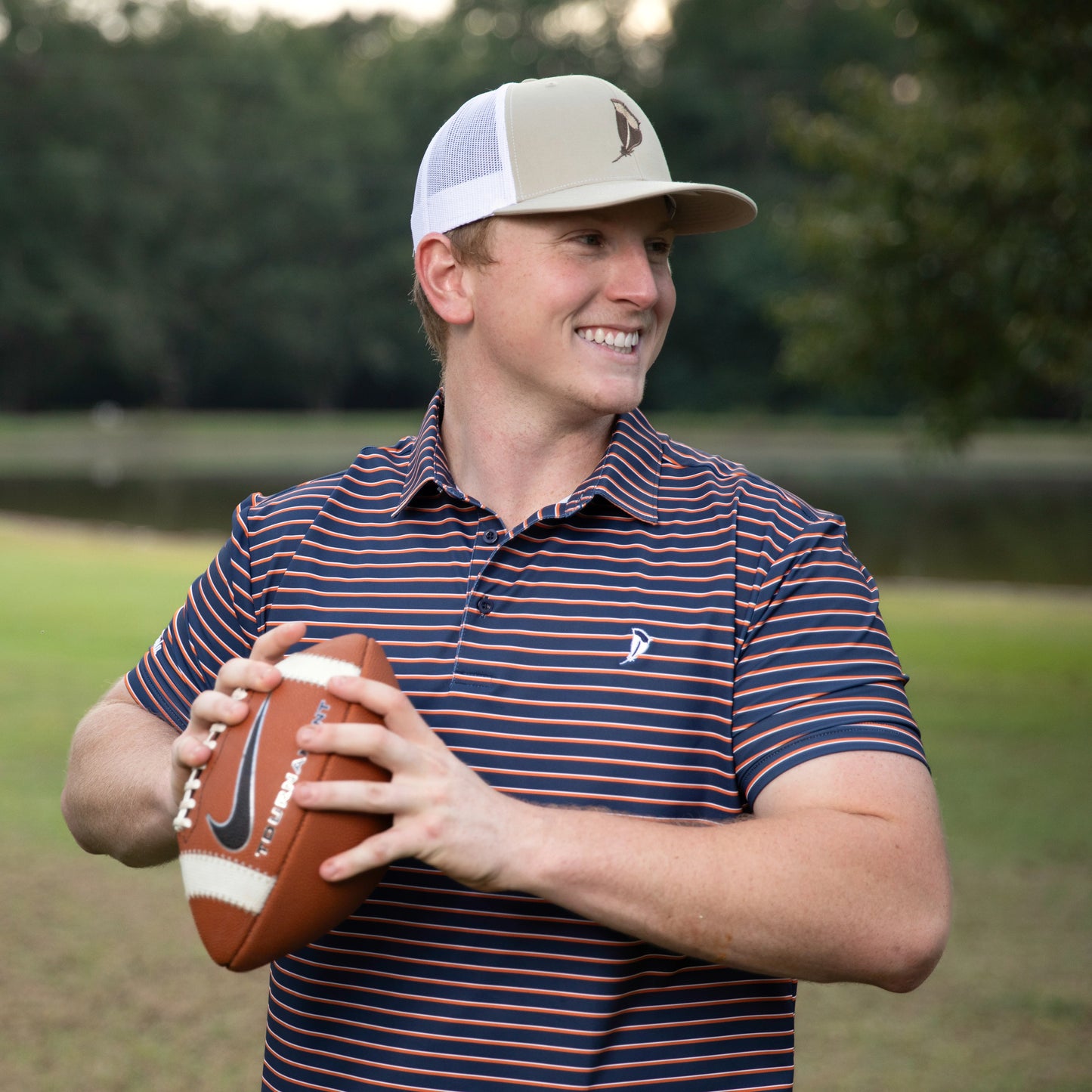 PB GAMEDAY STRIPES POLO