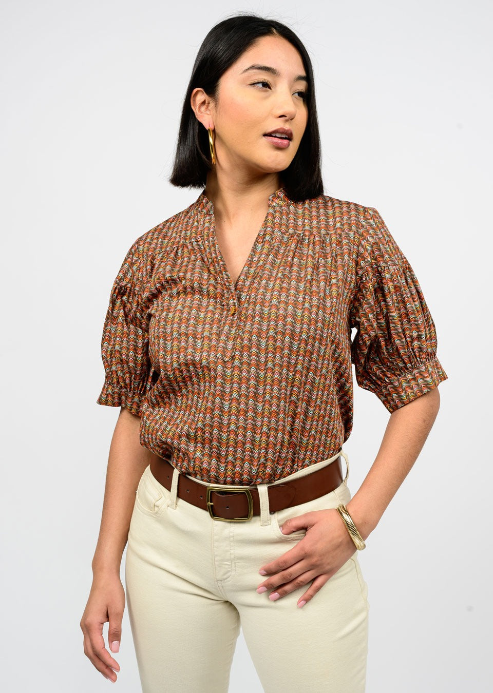 DRAPED IN STYLE TOP