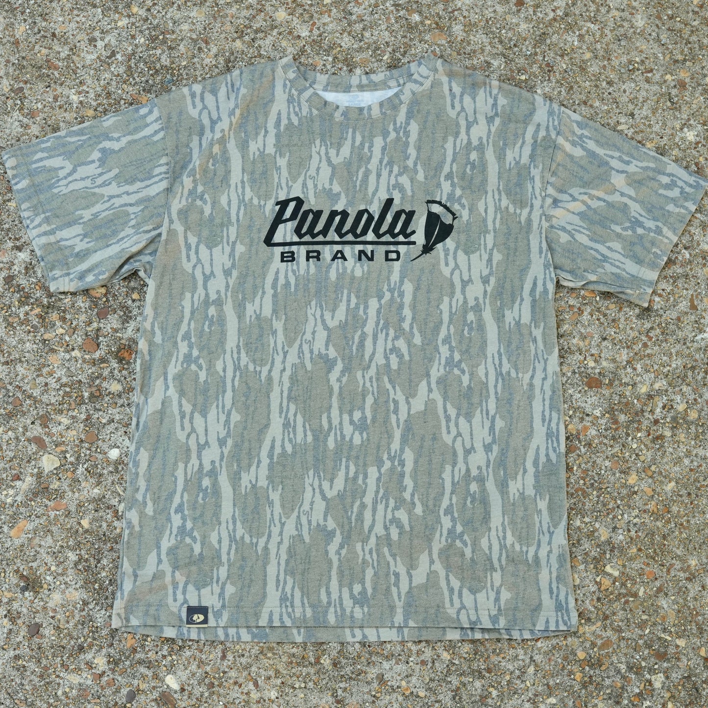 PB LOGO MOSSY OAK TEE