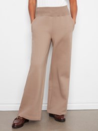 FRENCH TERRY WIDE LEG PANT