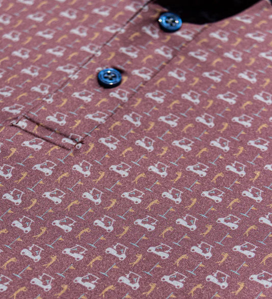 SOUTHERN SHIRT CO. PERFECT ROUND PRINT POLO