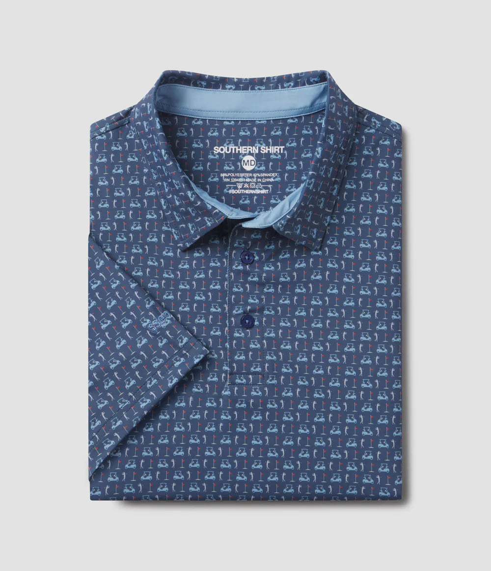 SOUTHERN SHIRT CO. PERFECT ROUND PRINT POLO