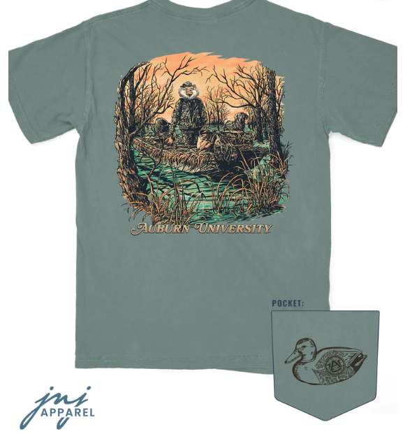 JNJ Aubie Duck Hunt Tshirt