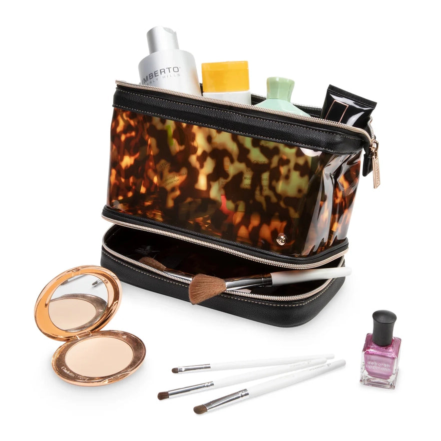 MIAMI CLEARLY TORTOISE HANNAH TRAVEL ORGANIZER