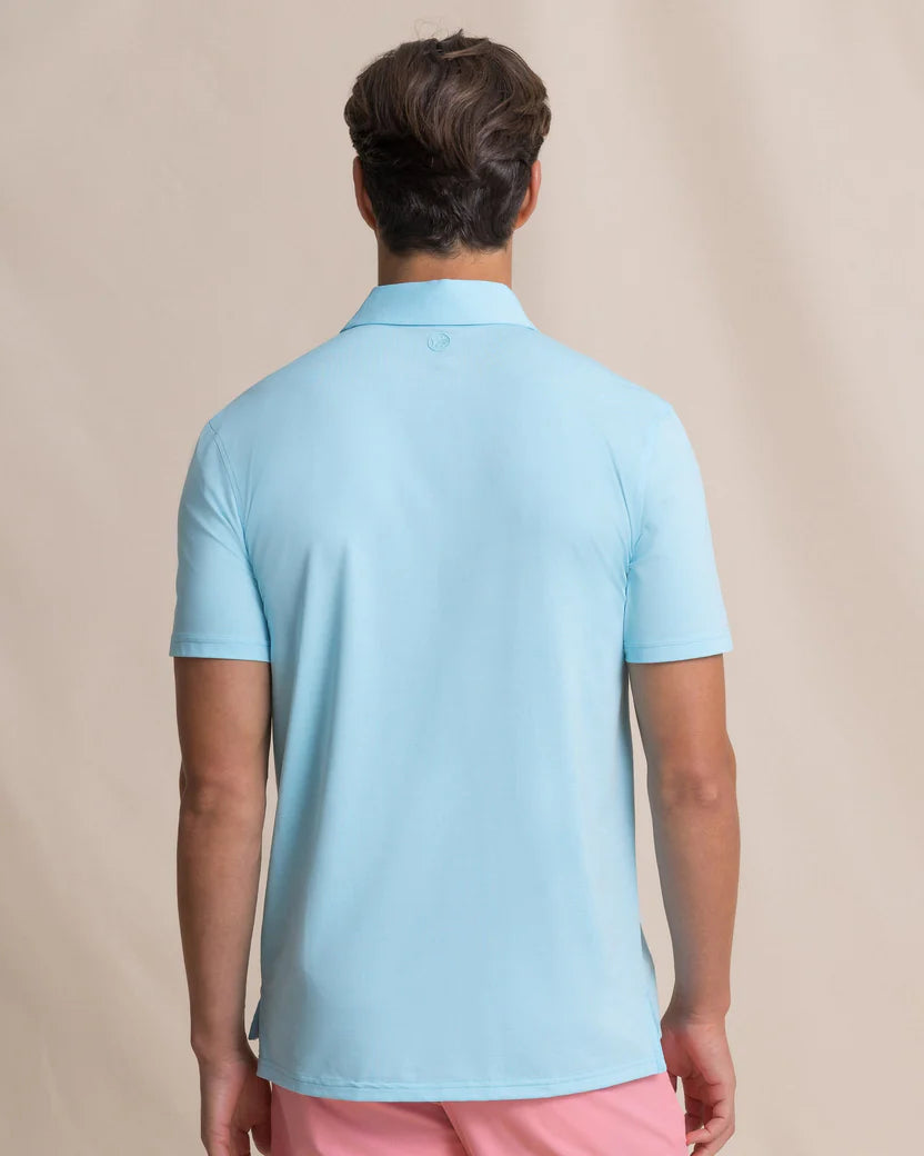SOUTHERN TIDE COASTAL BREEZE HEATHER POLO