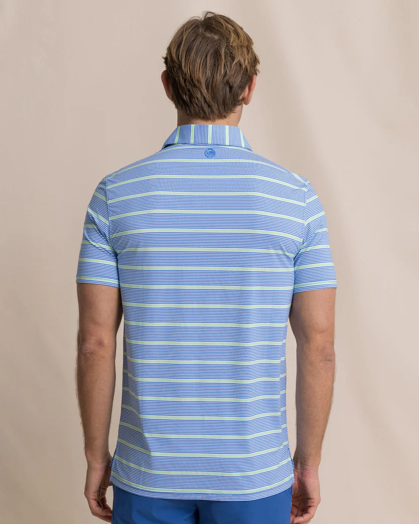 SOUTHERN TIDE SOUND STRIPE PERFORMANCE POLO