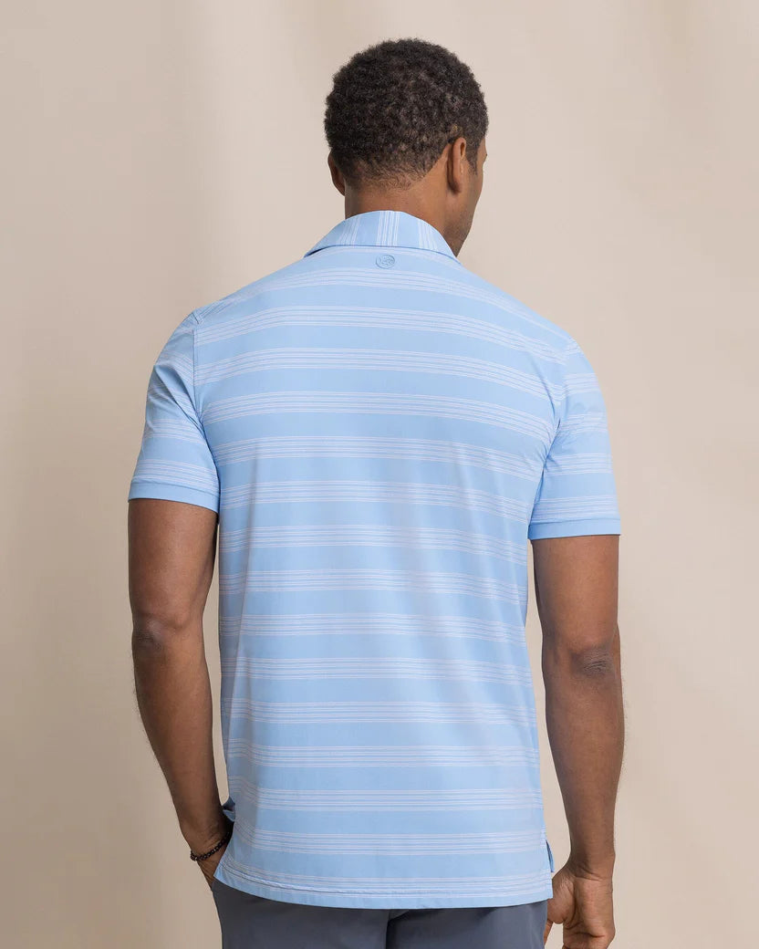 SOUTHERN TIDE DUNE CREST STRIPE COASTAL BREEZE® POLO