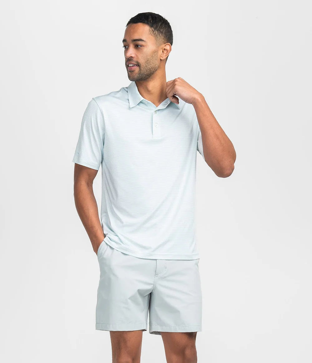 SOUTHERN SHIRT CO. HEATHER MADISON STRIPE POLO