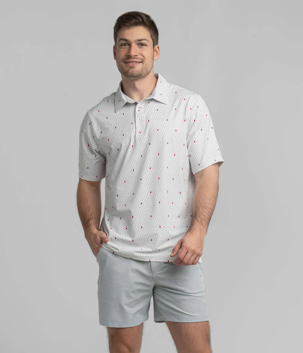 SOUTHERN SHIRT CO SWEET HOME PRINT POLO