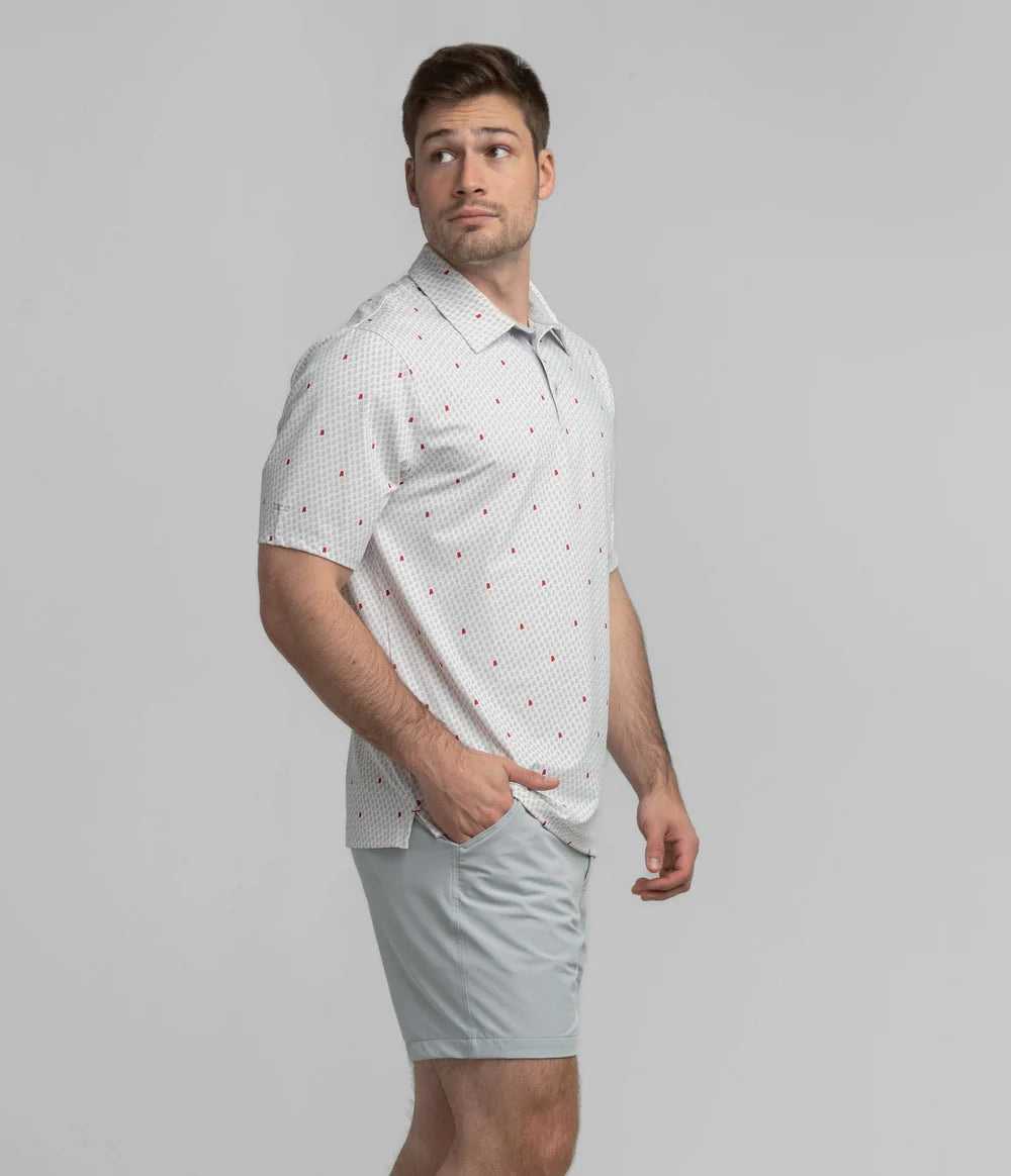 SOUTHERN SHIRT CO SWEET HOME PRINT POLO