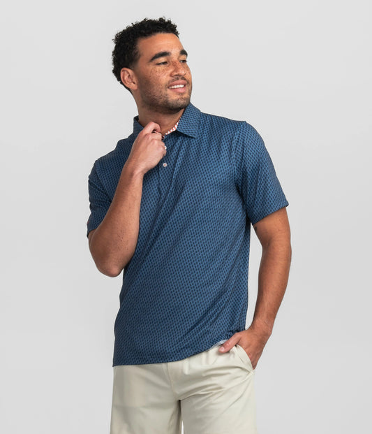 SOUTHERN SHIRT CO SWEET HOME PRINT POLO