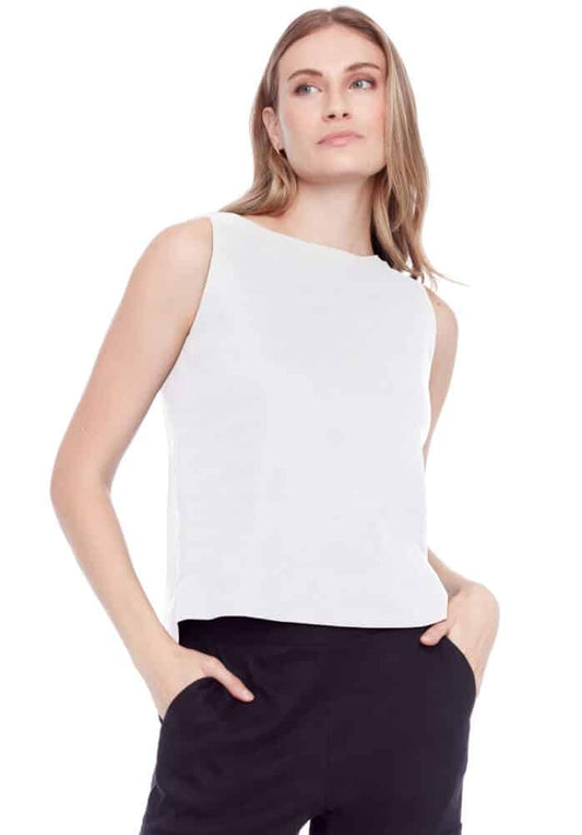 LILA LINEN TOP