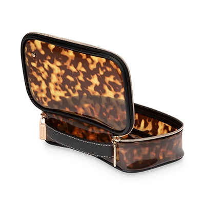 MIAMI CLEARLY TORTOISE CLAIRE MAKEUP CASE