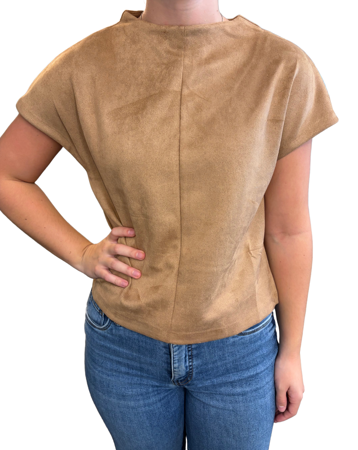 BEEZIE SUEDE TOP