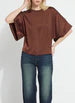 GINGER MIX-MEDIA DOLMAN TEE