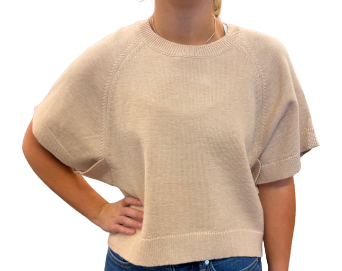 TULIP SLEEVE SWEATER