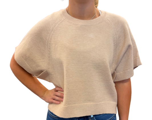 TULIP SLEEVE SWEATER