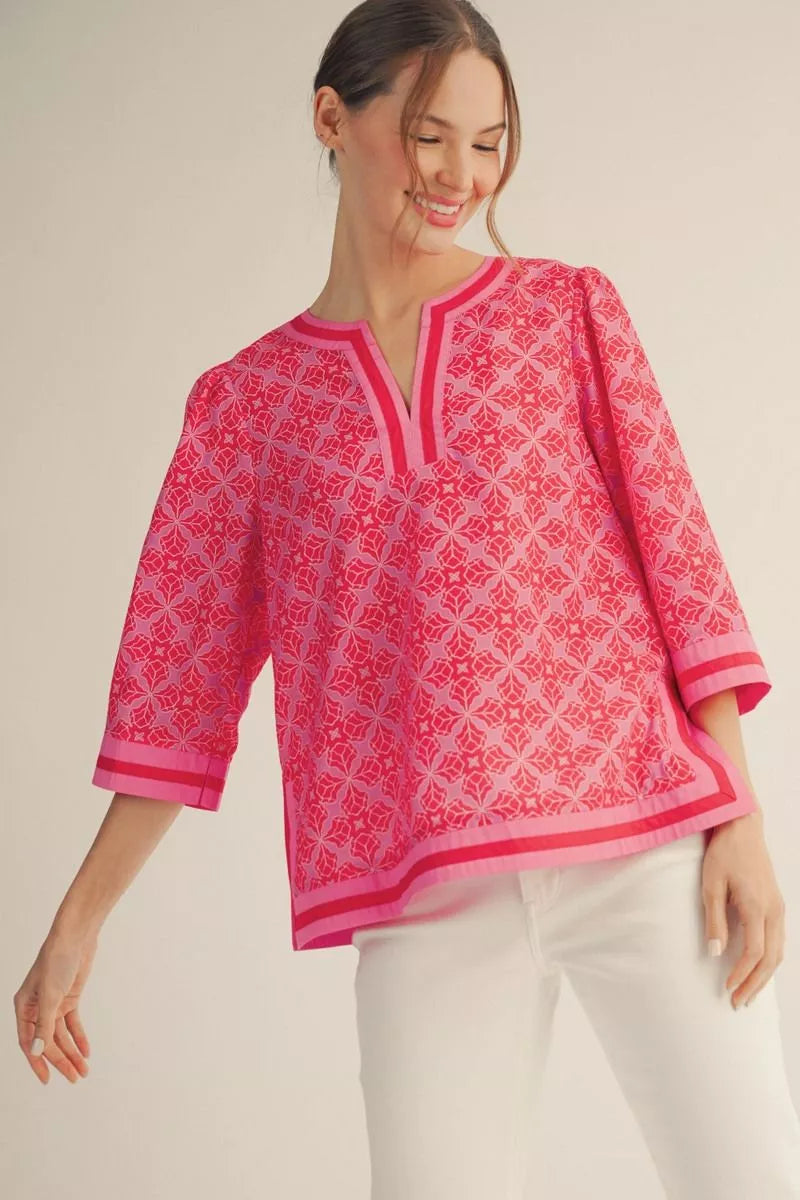 ELECTRIC BLOSSOM TOP