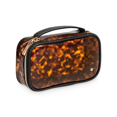 MIAMI CLEARLY TORTOISE CLAIRE MAKEUP CASE