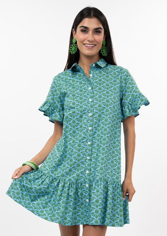 PAINTED PETALS DRESS