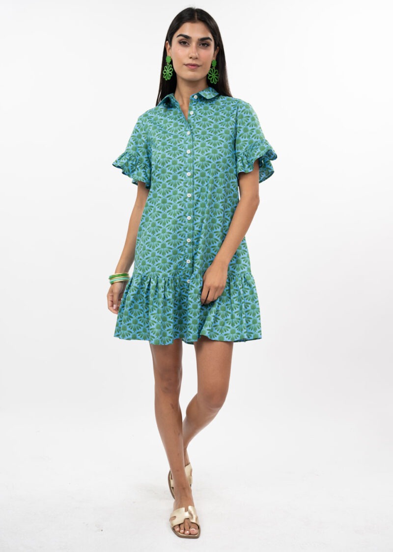 PAINTED PETALS DRESS