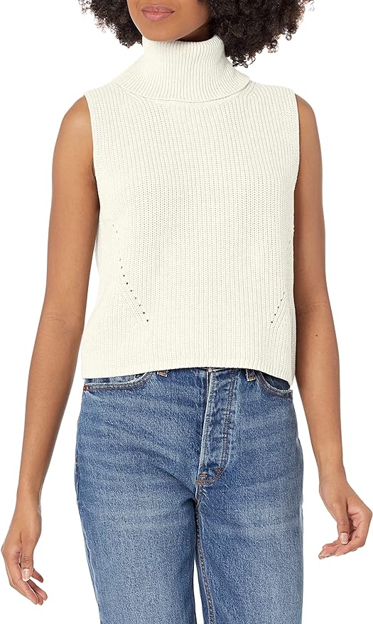 Cropped Sleeveless Jumper