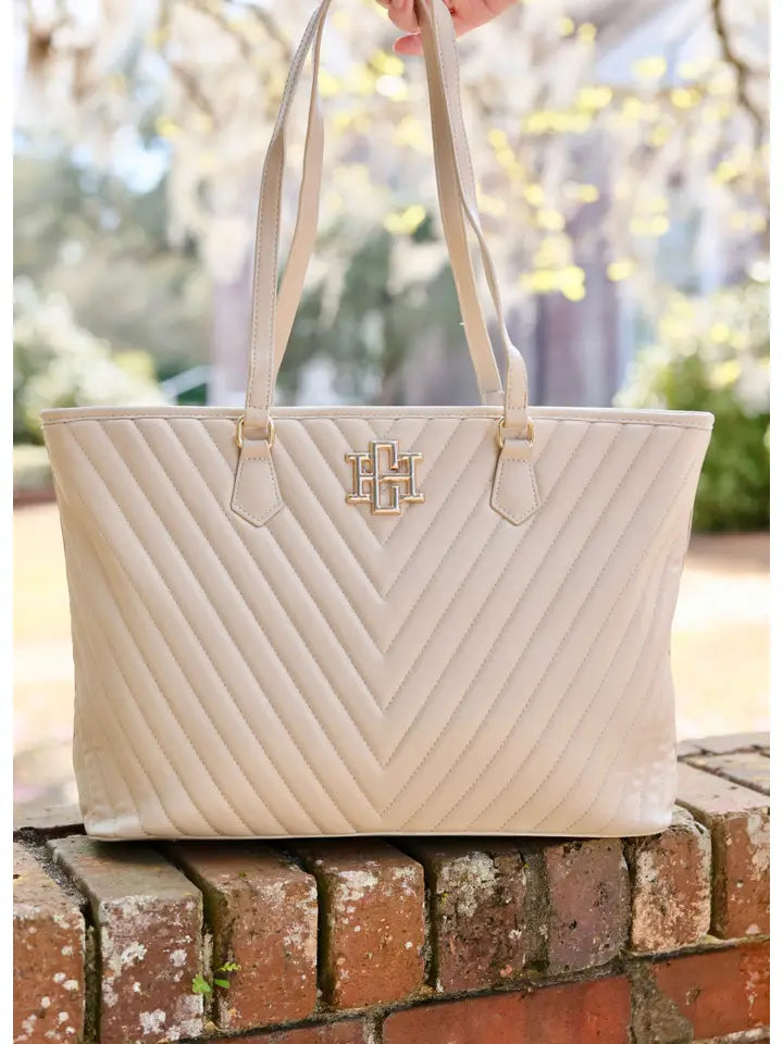 TABITHA QUILTED TOTE