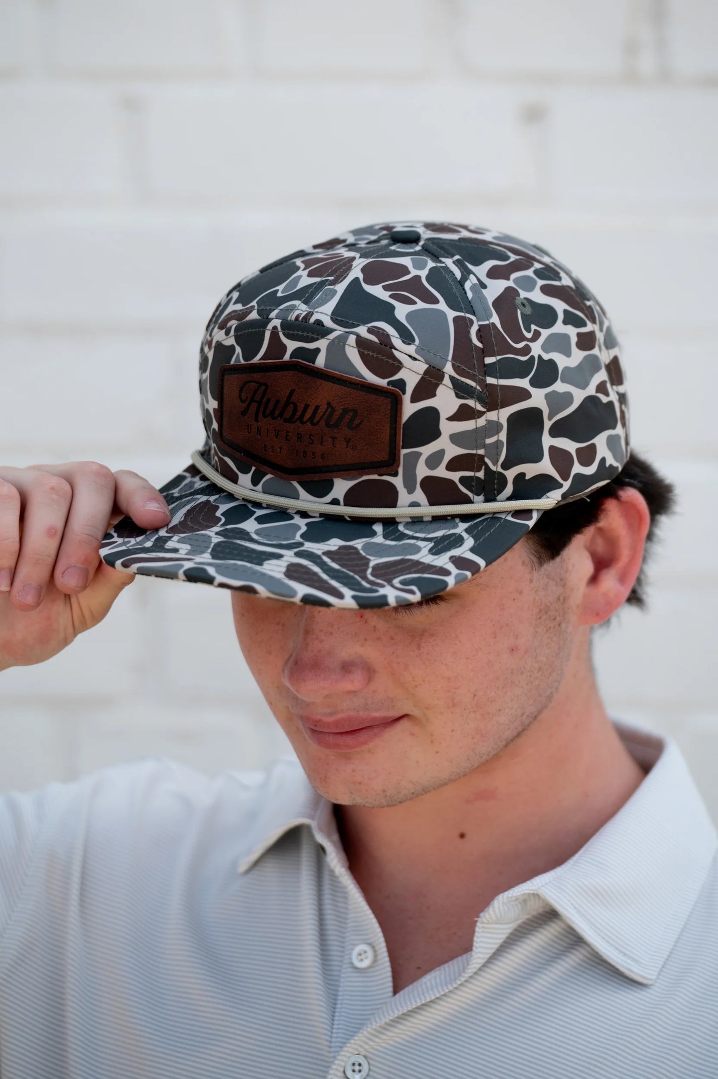 JNJ AUBURN CAMO PATCH HAT