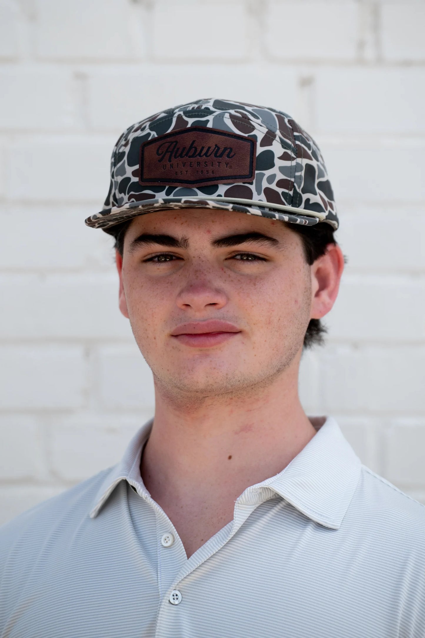 JNJ AUBURN CAMO PATCH HAT