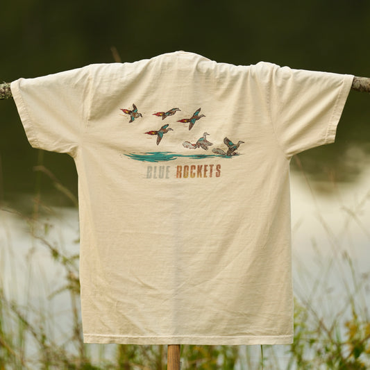 BLUE ROCKETS TEE
