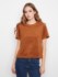 FAUX SUEDE SS TOP