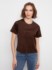 FAUX SUEDE SS TOP