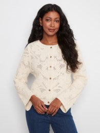 REVERSIBLE CROCHET CARDIGAN