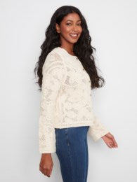 REVERSIBLE CROCHET CARDIGAN