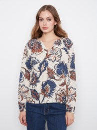 RAGLAN LS BLOUSE