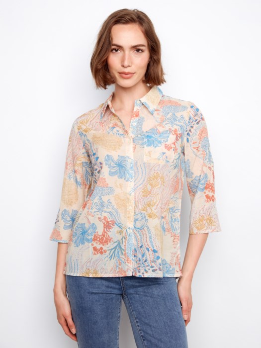 BOOKED THE VACATION BLOUSE