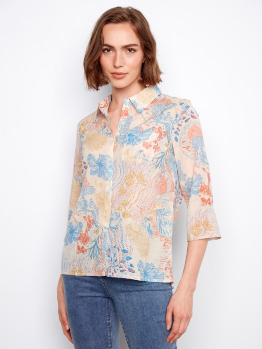 BOOKED THE VACATION BLOUSE