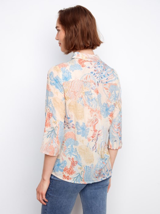 BOOKED THE VACATION BLOUSE