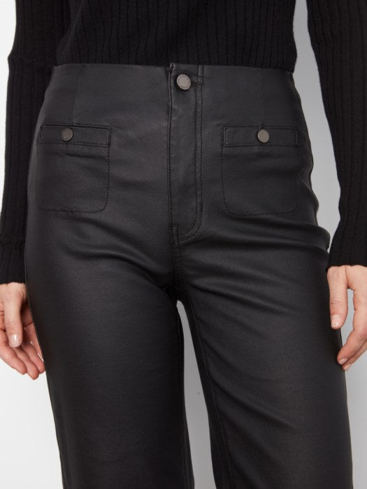 WAX TWILL FLARE PANT