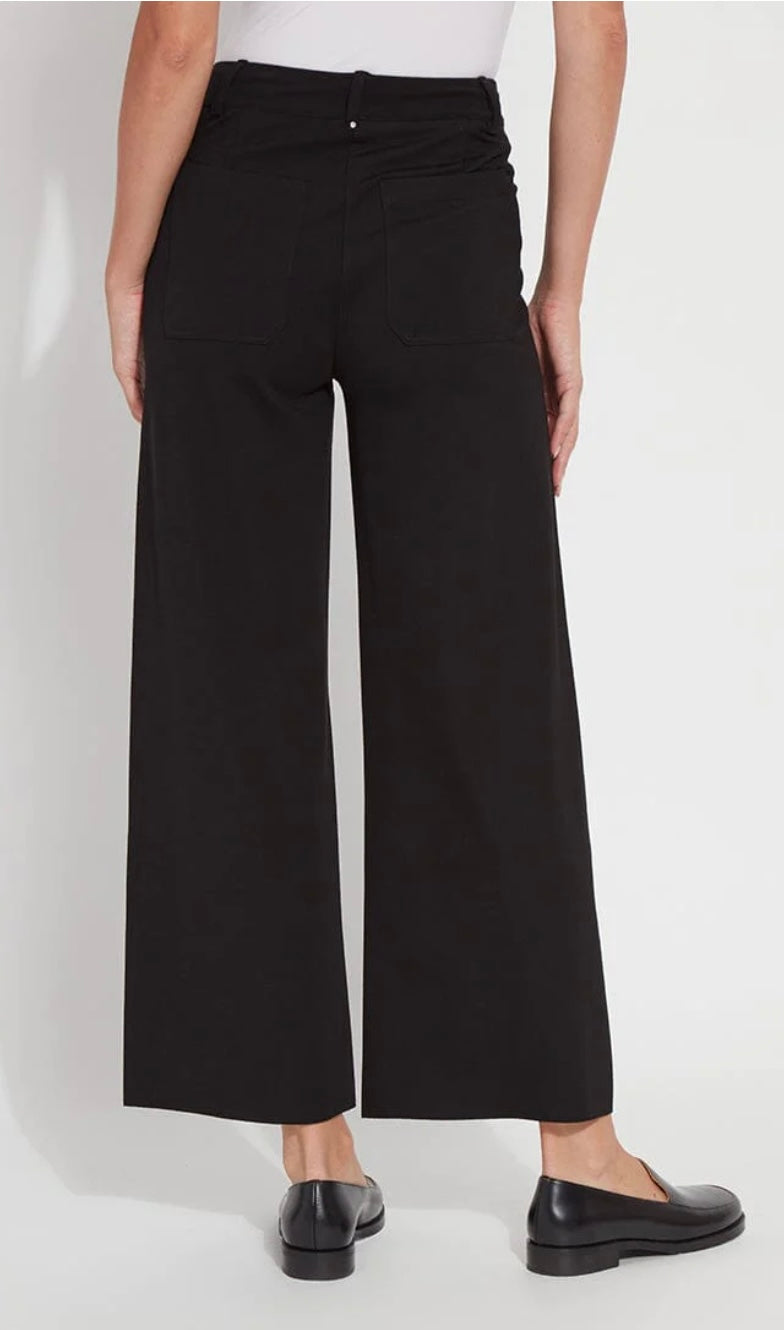 ERIN HI WAIST WIDE LEG PONTE