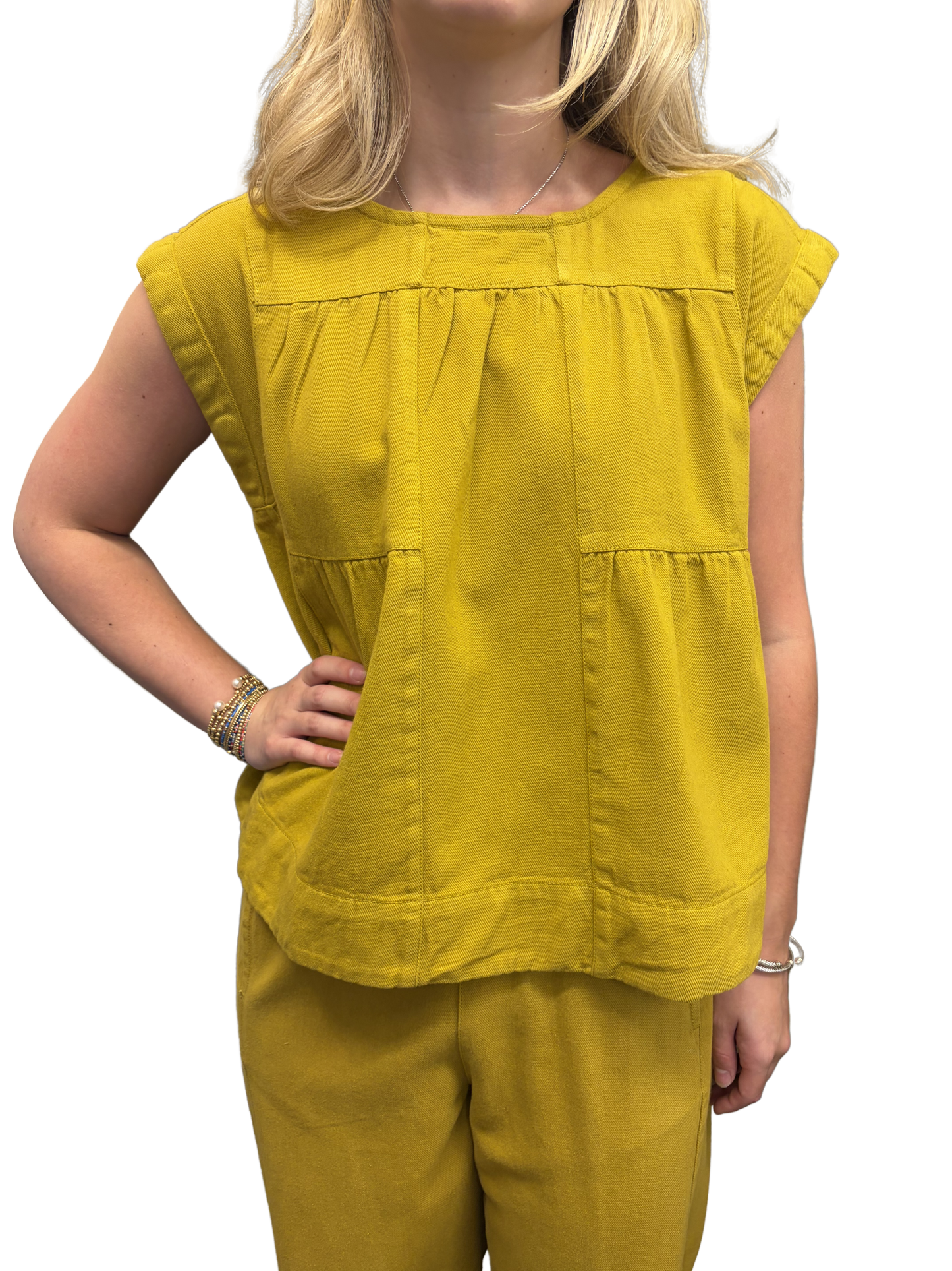 PATCHED SWING TOP