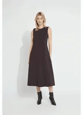 MAURELLE NEOPRENE SEAMED DRESS