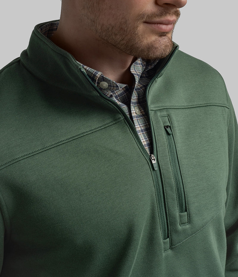 SOUTHERN SHIRT CO. FLEECE ESSENTIAL QTR ZIP
